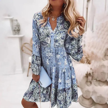 Ashley™ - Printed Boho Dress