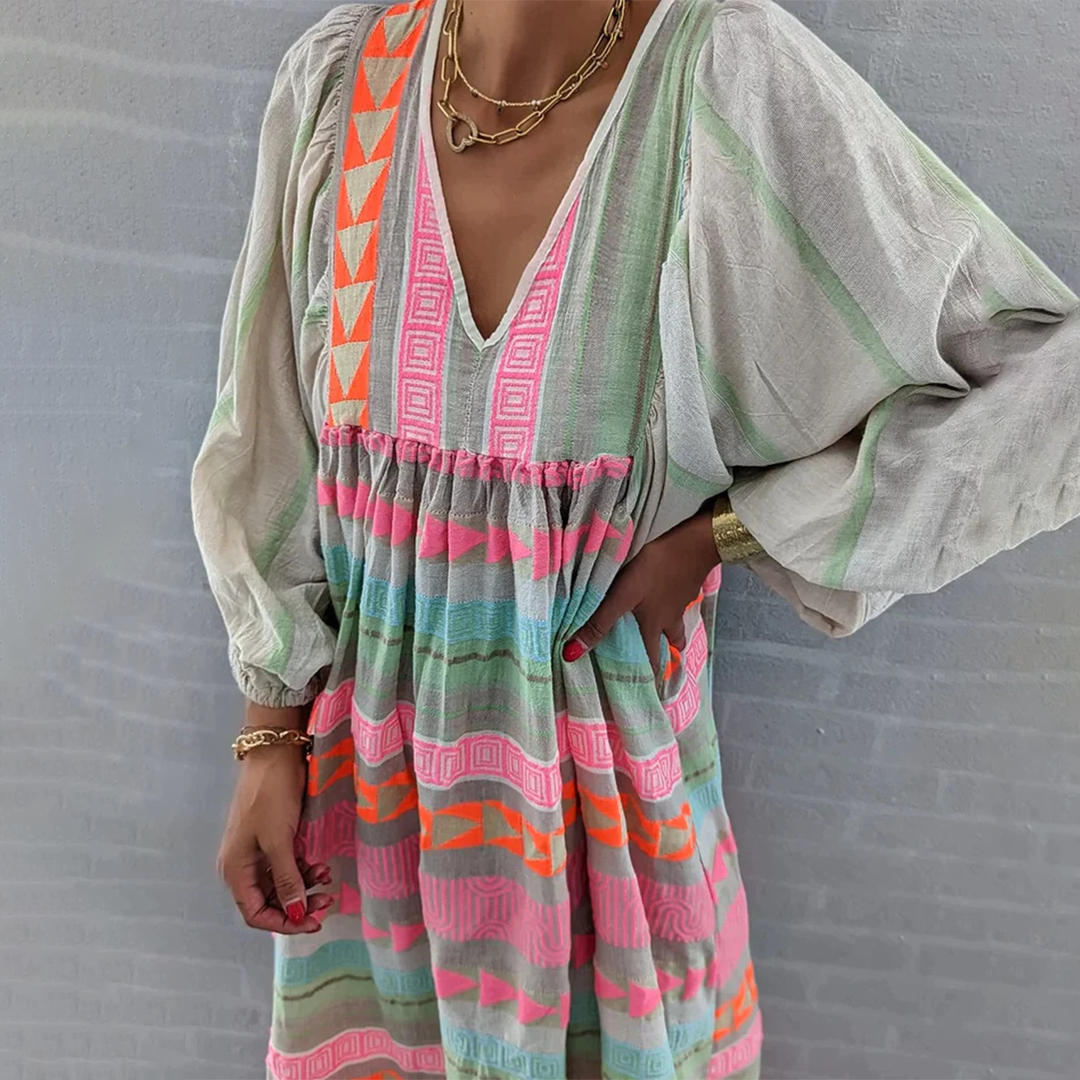 Sabrina™ - Comfortable Boho Dress