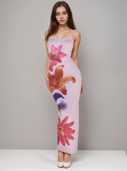 Floral Elegance Midi Dress