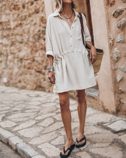 Quinn™ - Classic Shirt Dress